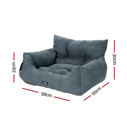 i.Pet Auto Accessories > Auto Accessories Others > Automotive Decor i.Pet Dog Car Seat Booster Cover Pet Bed Portable Waterproof Belt Non Slip Travel
