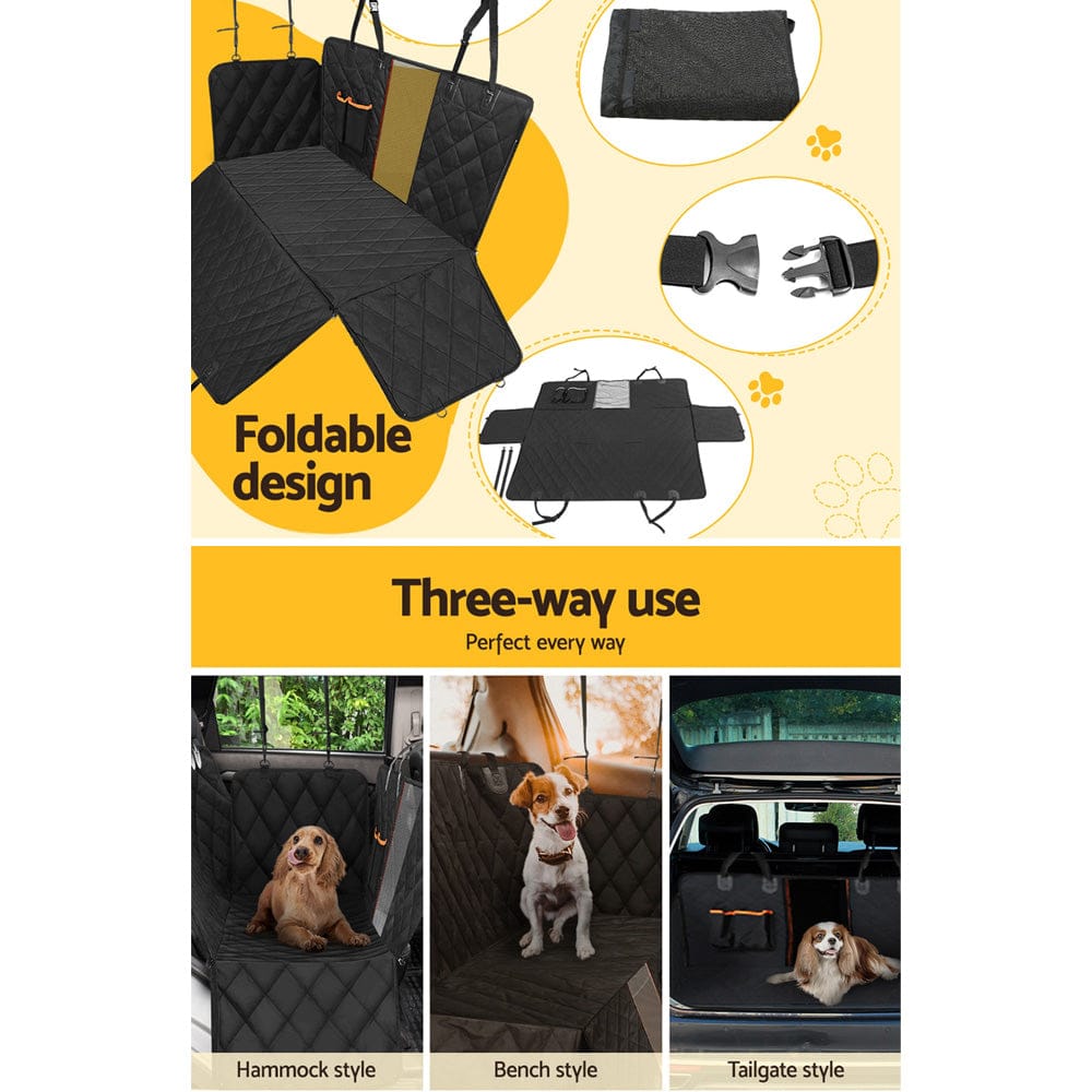 i.Pet Auto Accessories > Auto Accessories Others > Automotive Decor i.Pet Pet Car Seat Cover Dog Hammock Protector Back Waterproof Belt Non Slip Mat