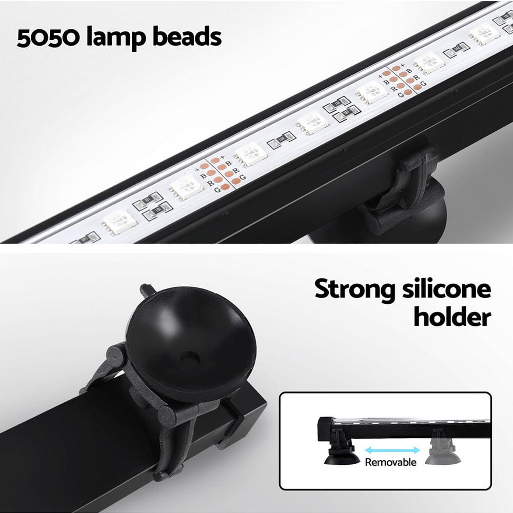 i.Pet Home & Garden > Fountains > Fountain & Ponds Accessories i.Pet Aquarium Light Submersible 52CM Air Bubble LED Light
