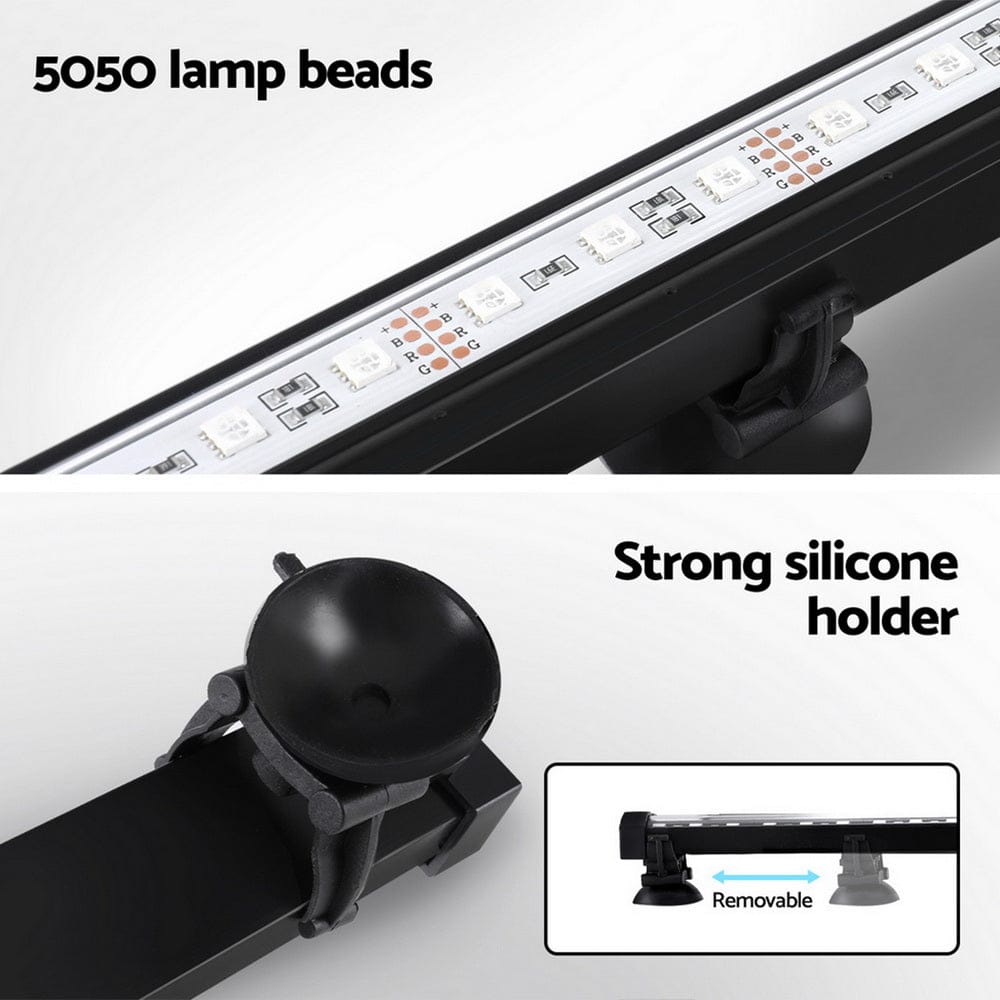 i.Pet Home & Garden > Fountains > Fountain & Ponds Accessories i.Pet Aquarium Light Submersible 67CM Air Bubble LED Light
