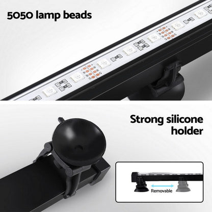 i.Pet Home & Garden > Fountains > Fountain & Ponds Accessories i.Pet Aquarium Light Submersible 67CM Air Bubble LED Light