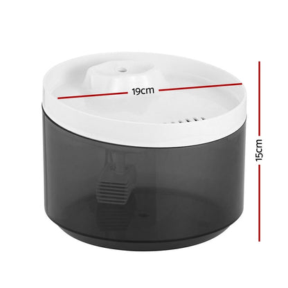 i.Pet Pet Care > Cat Supplies > Cat Bowls, Feeders & Waterers i.Pet Pet Water Fountain Feeder Dispenser Filter Dog Cat Drinking Automatic 2.2L