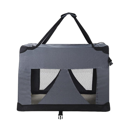 i.Pet Pet Care > Cat Supplies > Cat Carriers & Crates i.Pet Pet Carrier Soft Crate Dog Cat Travel 60x42CM Portable Foldable Car M