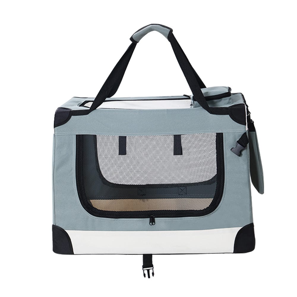 i.Pet Pet Care > Cat Supplies > Cat Carriers & Crates i.Pet Pet Carrier Soft Crate Dog Cat Travel 70x52CM Portable Foldable Car Large