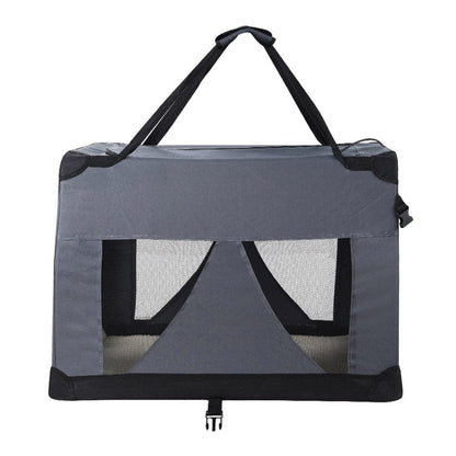 i.Pet Pet Care > Cat Supplies > Cat Carriers & Crates i.Pet Pet Carrier Soft Crate Dog Cat Travel 82x58CM Portable Foldable Car XL