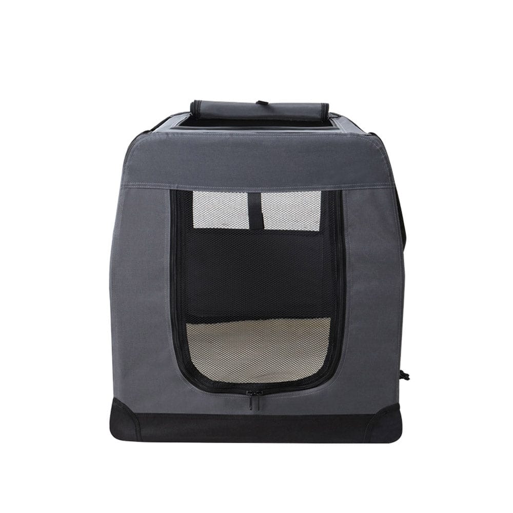 i.Pet Pet Care > Cat Supplies > Cat Carriers & Crates i.Pet Pet Carrier Soft Crate Dog Cat Travel 82x58CM Portable Foldable Car XL