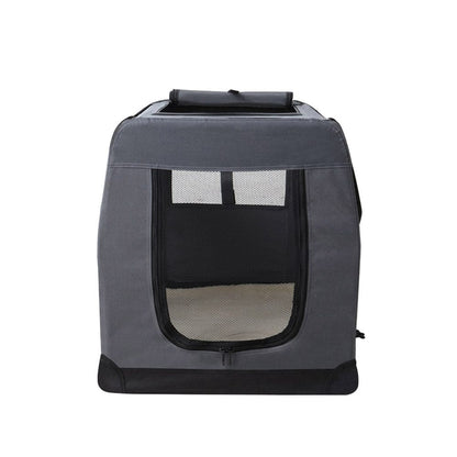 i.Pet Pet Care > Cat Supplies > Cat Carriers & Crates i.Pet Pet Carrier Soft Crate Dog Cat Travel 82x58CM Portable Foldable Car XL