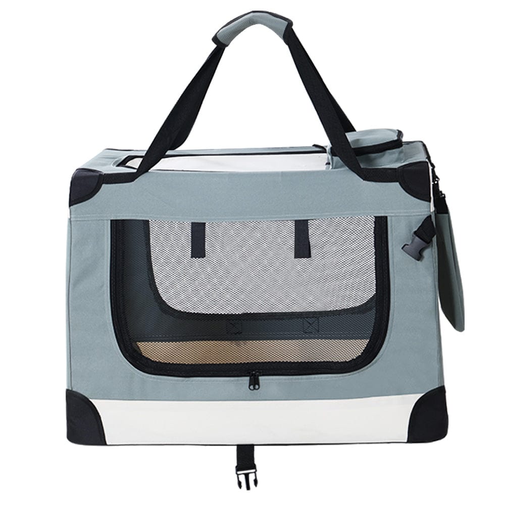i.Pet Pet Care > Cat Supplies > Cat Carriers & Crates i.Pet Pet Carrier Soft Crate Dog Cat Travel 90x61CM Portable Foldable Car 2XL