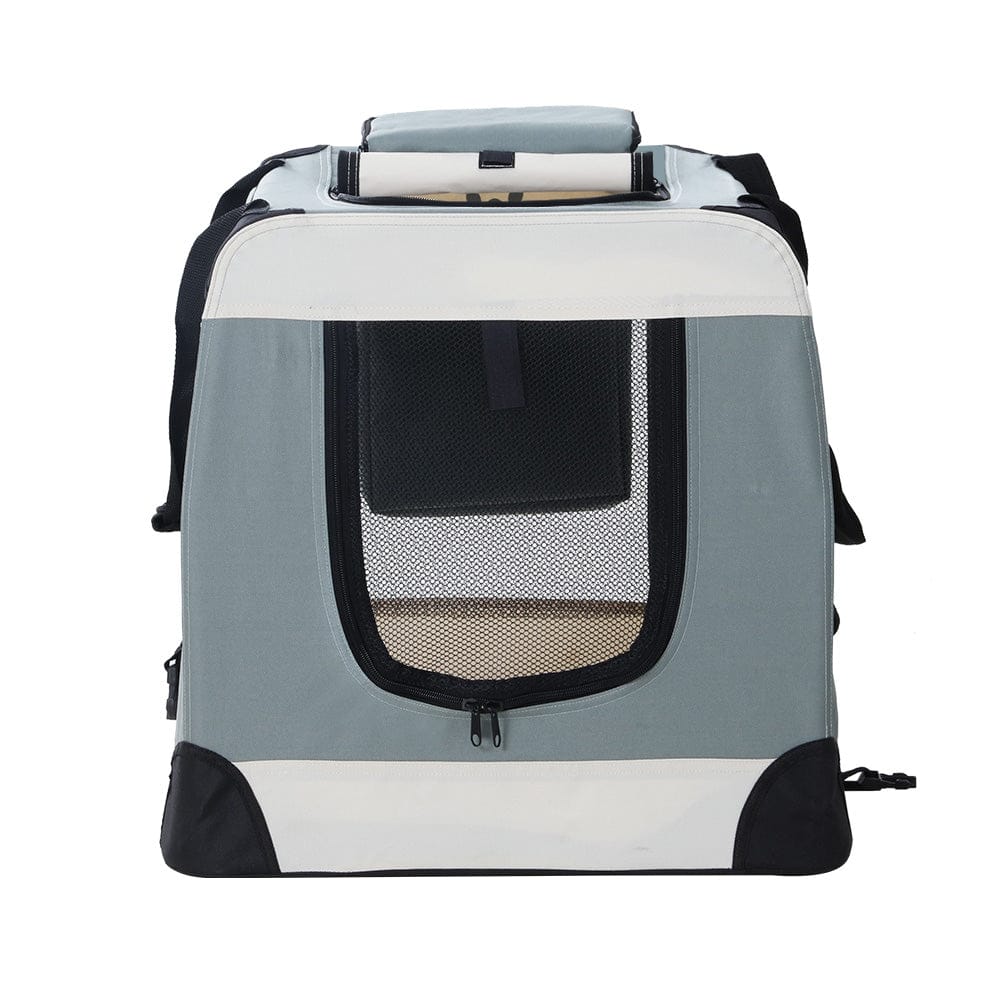 i.Pet Pet Care > Cat Supplies > Cat Carriers & Crates i.Pet Pet Carrier Soft Crate Dog Cat Travel 90x61CM Portable Foldable Car 2XL