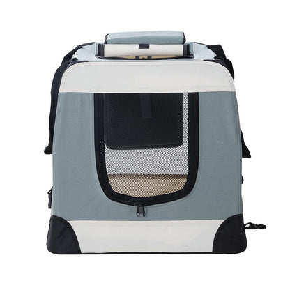 i.Pet Pet Care > Cat Supplies > Cat Carriers & Crates i.Pet Pet Carrier Soft Crate Dog Cat Travel 90x61CM Portable Foldable Car 2XL