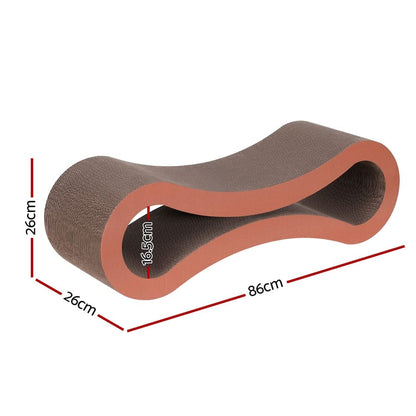i.Pet Pet Care > Cat Supplies > Cat Scratching Posts i.Pet Cat Scratching Board Scratcher Cardboard Kitten Indoor Climbing Bed Catnip