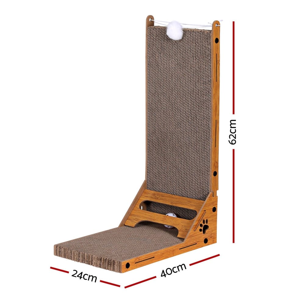 i.Pet Pet Care > Cat Supplies > Cat Scratching Posts i.Pet Cat Scratching Board Scratcher Cardboard Kitten Indoor Climbing Toy Catnip