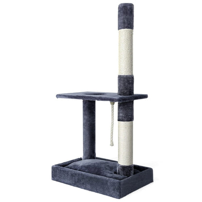 i.Pet Pet Care > Cat Supplies > Cat Scratching Posts i.Pet Cat Tree 102cm Scratching Post Tower Scratcher Condo House Board Grey