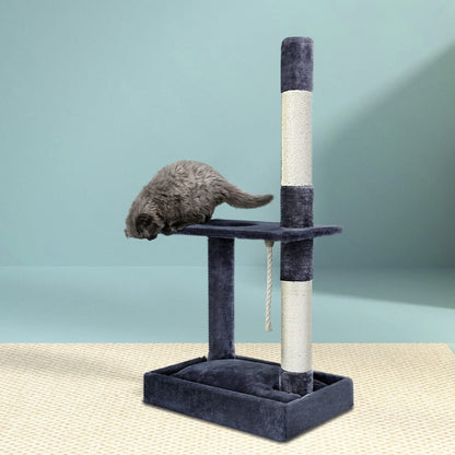 i.Pet Pet Care > Cat Supplies > Cat Scratching Posts i.Pet Cat Tree 102cm Scratching Post Tower Scratcher Condo House Board Grey