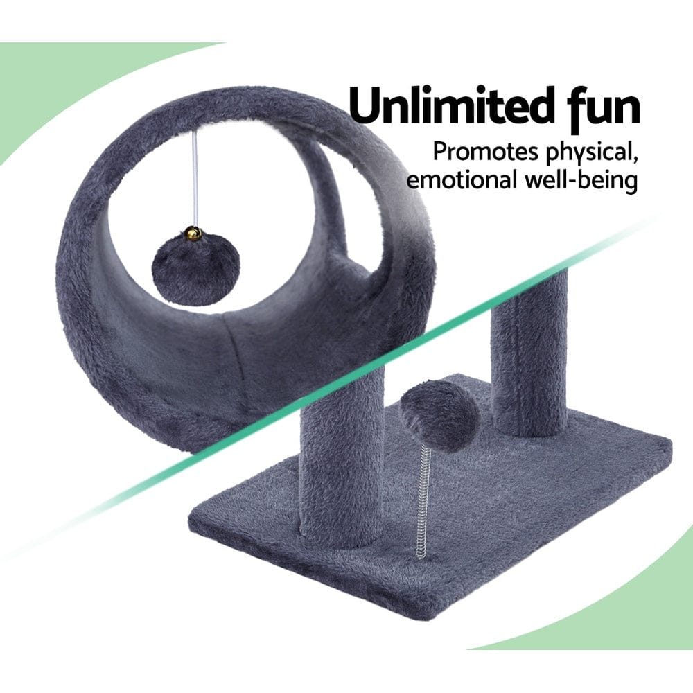 i.Pet Pet Care > Cat Supplies > Cat Scratching Posts i.Pet Cat Tree 53cm Scratching Post Tower Scratcher Wood Condo House Trees Grey