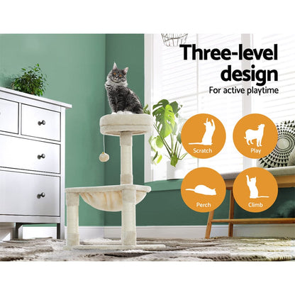 i.Pet Pet Care > Cat Supplies > Cat Scratching Posts i.Pet Cat Tree 69cm Scratching Post Tower Scratcher Wood Condo Toys House Bed