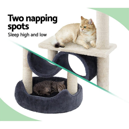 i.Pet Pet Care > Cat Supplies > Cat Scratching Posts i.Pet Cat Tree 76cm Scratching Post Tower Scratcher Condo House Hanging toys