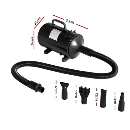 i.Pet Pet Care > Cleaning & Maintenance > Pet Cleaning Supplies i.Pet Pet Hair Dryer Dog Cat Grooming Speed Blower Hairdryer Heater Low Noise