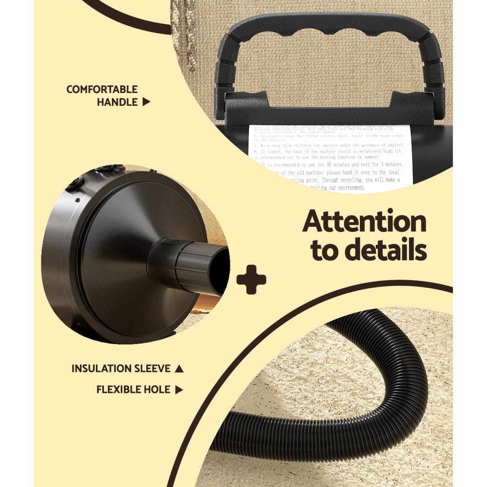 i.Pet Pet Care > Cleaning & Maintenance > Pet Cleaning Supplies i.Pet Pet Hair Dryer Dog Cat Grooming Speed Blower Hairdryer Heater Low Noise