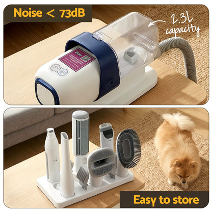 i.Pet Pet Care > Cleaning & Maintenance > Pet Grooming Supplies i.Pet Pet Grooming Kit Vacuum Dog Cat Hair Dryer Remover Clipper Brushes Cleaning