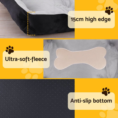 i.Pet Pet Care > Dog Supplies > Dog Beds i.Pet Pet Bed Dog Bed Soft PP Cotton Mat Sleeping Comfy Cushion Washable Extra Large