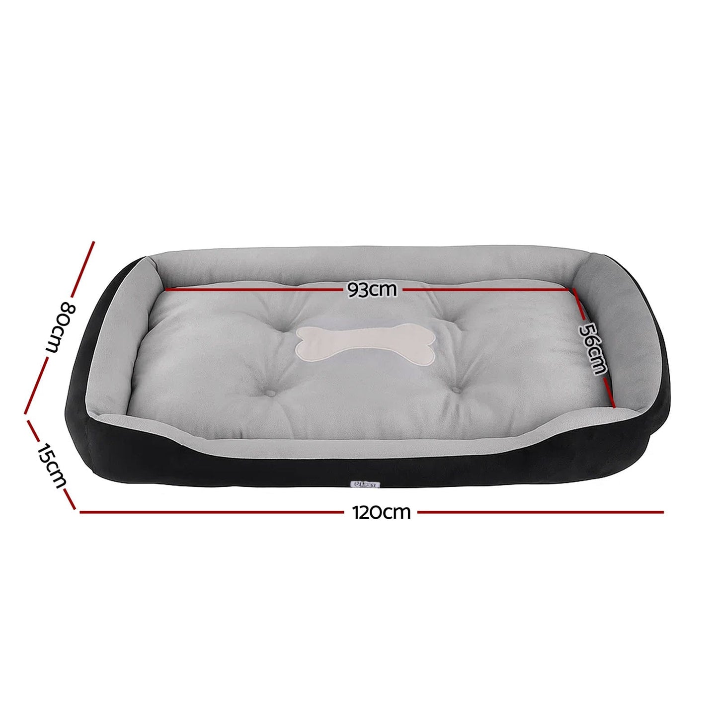 i.Pet Pet Care > Dog Supplies > Dog Beds i.Pet Pet Bed Dog Bed Soft PP Cotton Mat Sleeping Comfy Cushion Washable Extra Large