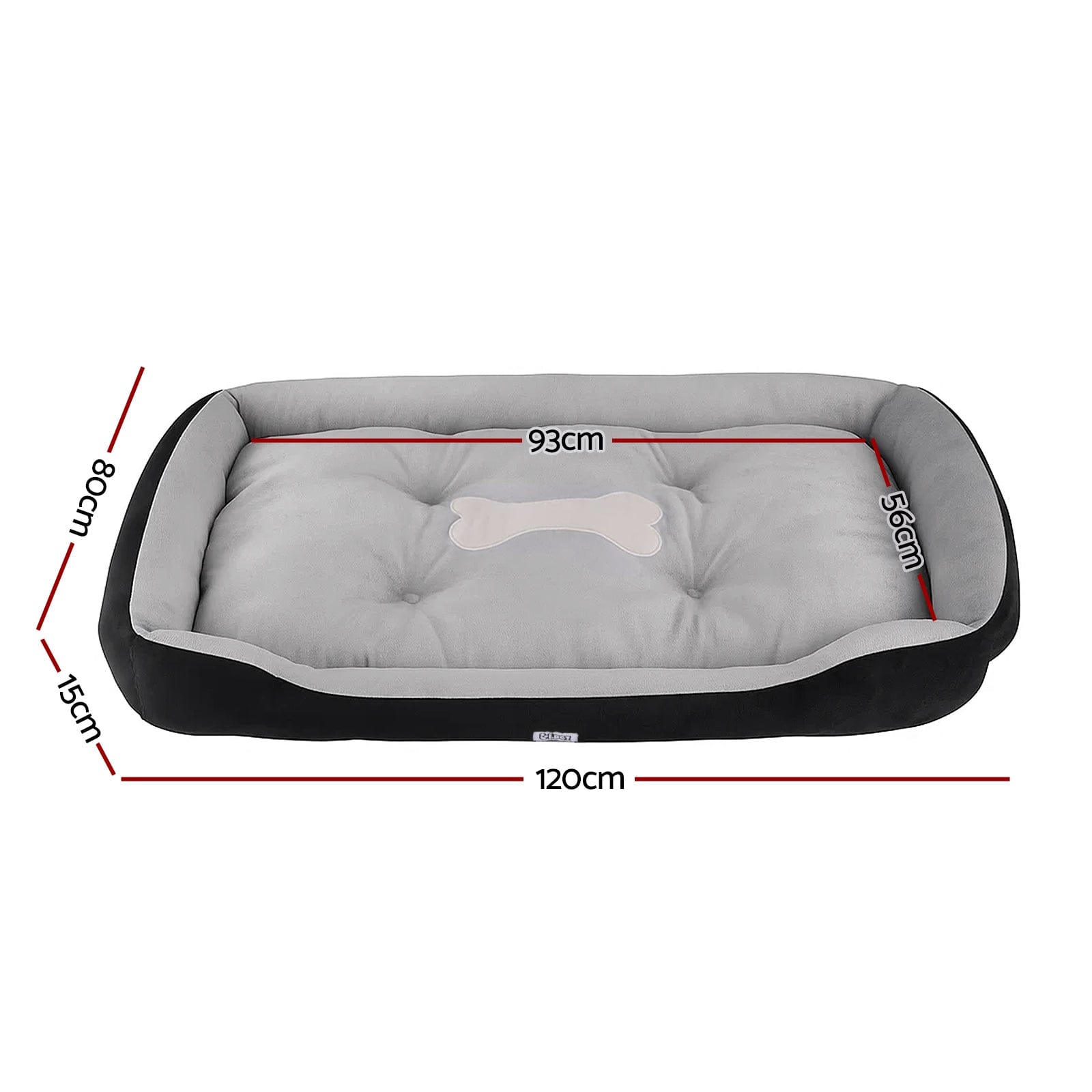 i.Pet Pet Care > Dog Supplies > Dog Beds i.Pet Pet Bed Dog Bed Soft PP Cotton Mat Sleeping Comfy Cushion Washable Extra Large