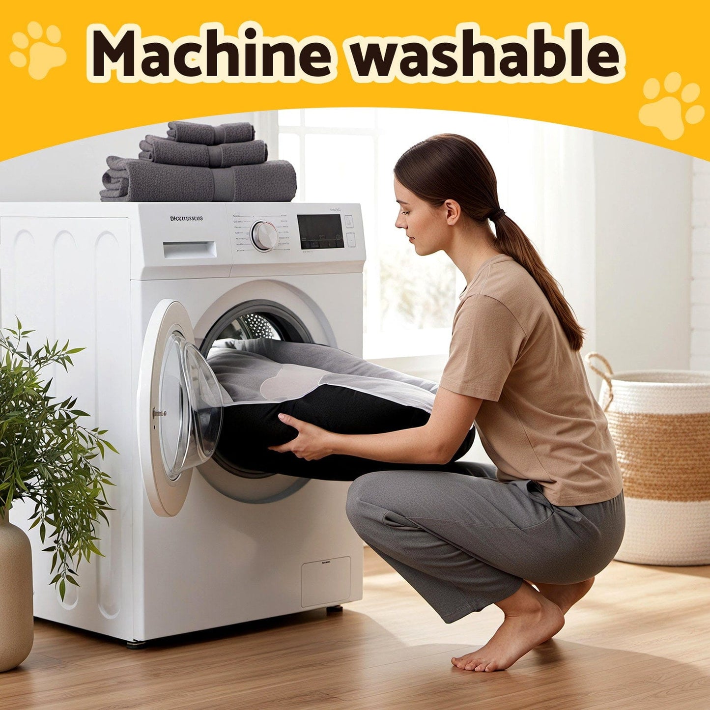 i.Pet Pet Care > Dog Supplies > Dog Beds i.Pet Pet Bed Dog Bed Soft PP Cotton Mat Sleeping Comfy Cushion Washable Extra Large