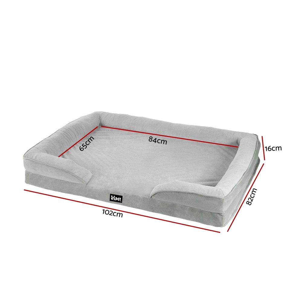 i.Pet Pet Care > Dog Supplies > Dog Beds i.Pet Pet Bed Dog Calming Soft Cushion Egg Crate Large Sofa Removable Washable