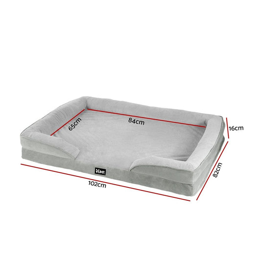i.Pet Pet Care > Dog Supplies > Dog Beds i.Pet Pet Bed Dog Calming Soft Cushion Egg Crate Large Sofa Removable Washable