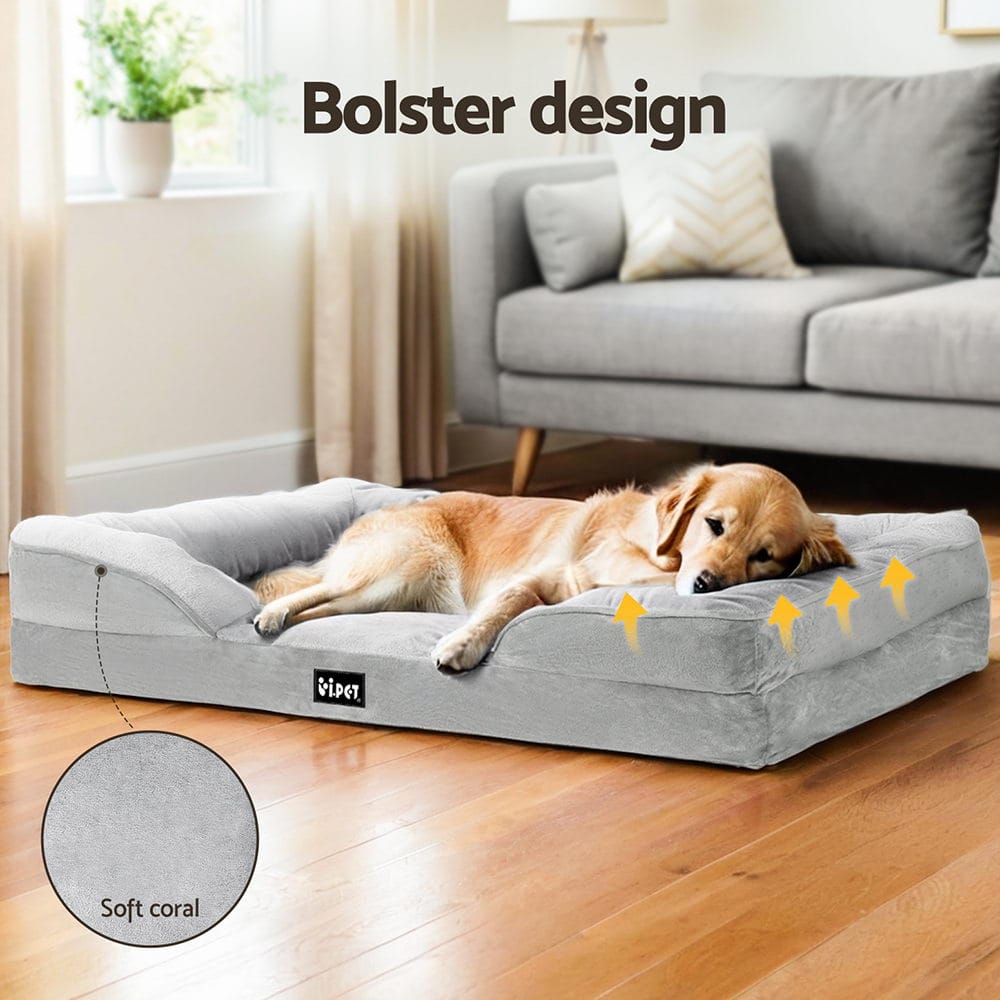 i.Pet Pet Care > Dog Supplies > Dog Beds i.Pet Pet Bed Dog Calming Soft Cushion Egg Crate Large Sofa Removable Washable