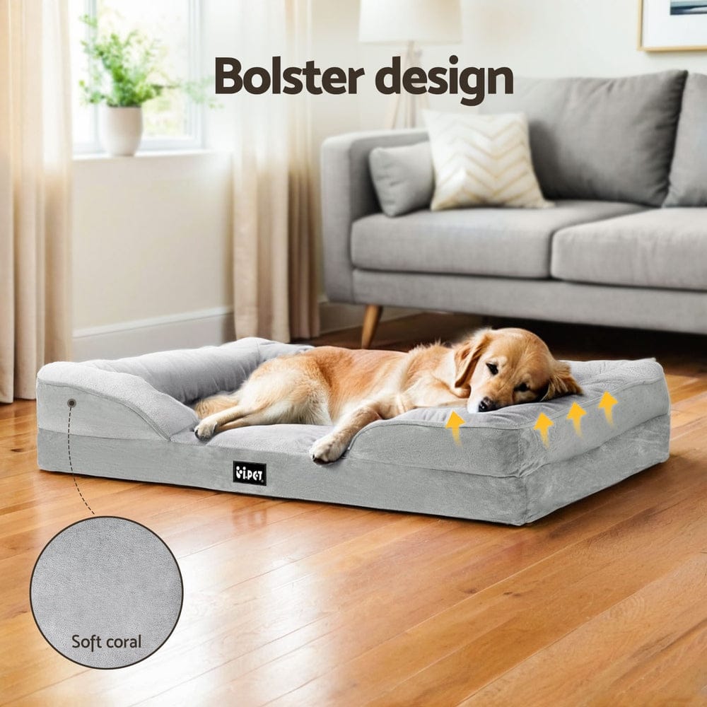 i.Pet Pet Care > Dog Supplies > Dog Beds i.Pet Pet Bed Dog Calming Soft Cushion Egg Crate Large Sofa Washable Removable