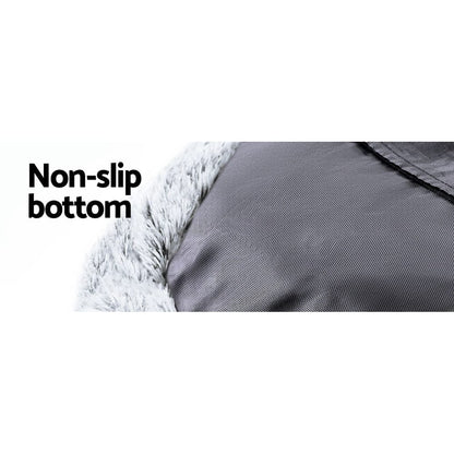 i.Pet Pet Care > Dog Supplies > Dog Beds i.Pet Pet Bed Dog Cat 110cm Calming Extra Large Soft Plush Light Charcoal
