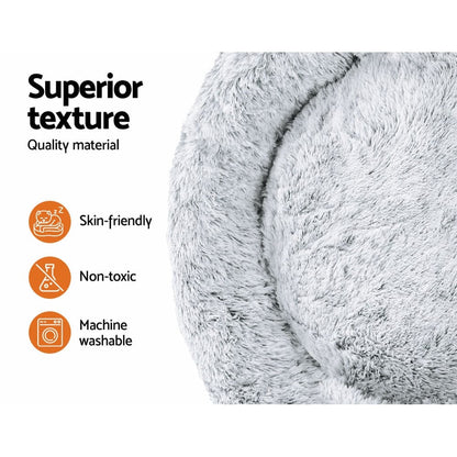 i.Pet Pet Care > Dog Supplies > Dog Beds i.Pet Pet Bed Dog Cat 110cm Calming Extra Large Soft Plush Light Charcoal