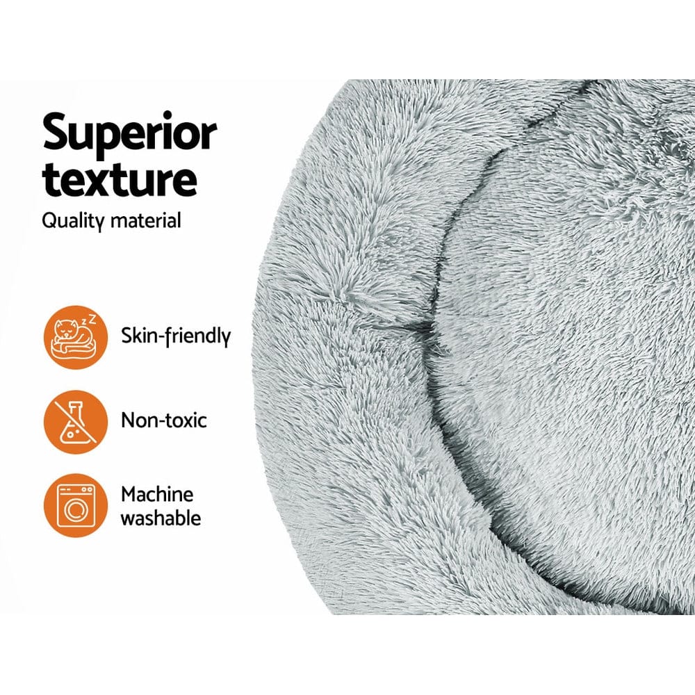 i.Pet Pet Care > Dog Supplies > Dog Beds i.Pet Pet Bed Dog Cat 110cm Calming Extra Large Soft Plush Light Grey