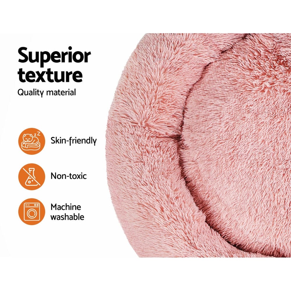 i.Pet Pet Care > Dog Supplies > Dog Beds i.Pet Pet Bed Dog Cat 110cm Calming Extra Large Soft Plush Pink