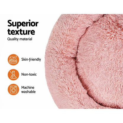 i.Pet Pet Care > Dog Supplies > Dog Beds i.Pet Pet Bed Dog Cat 110cm Calming Extra Large Soft Plush Pink