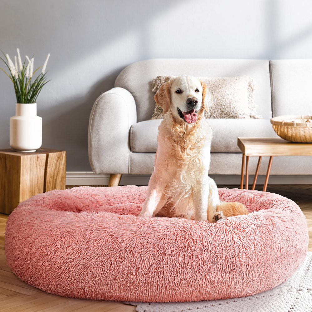 i.Pet Pet Care > Dog Supplies > Dog Beds i.Pet Pet Bed Dog Cat 110cm Calming Extra Large Soft Plush Pink