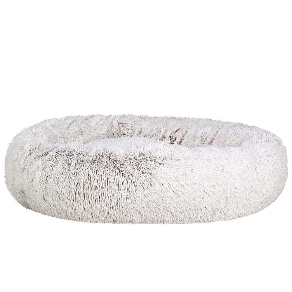 i.Pet Pet Care > Dog Supplies > Dog Beds i.Pet Pet Bed Dog Cat 110cm Calming Extra Large Soft Plush White Brown