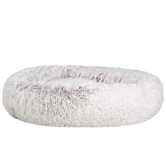 i.Pet Pet Care > Dog Supplies > Dog Beds i.Pet Pet Bed Dog Cat 110cm Calming Extra Large Soft Plush White Brown