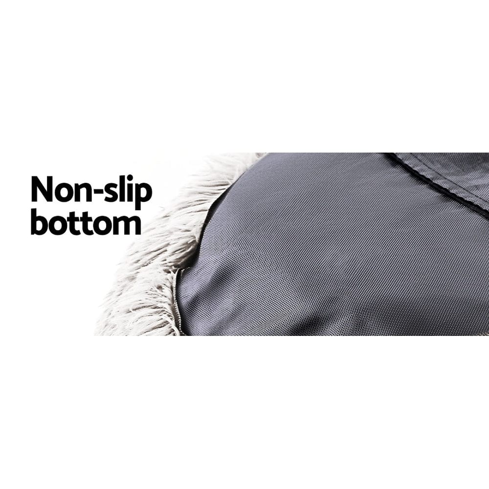 i.Pet Pet Care > Dog Supplies > Dog Beds i.Pet Pet Bed Dog Cat 110cm Calming Extra Large Soft Plush White Brown