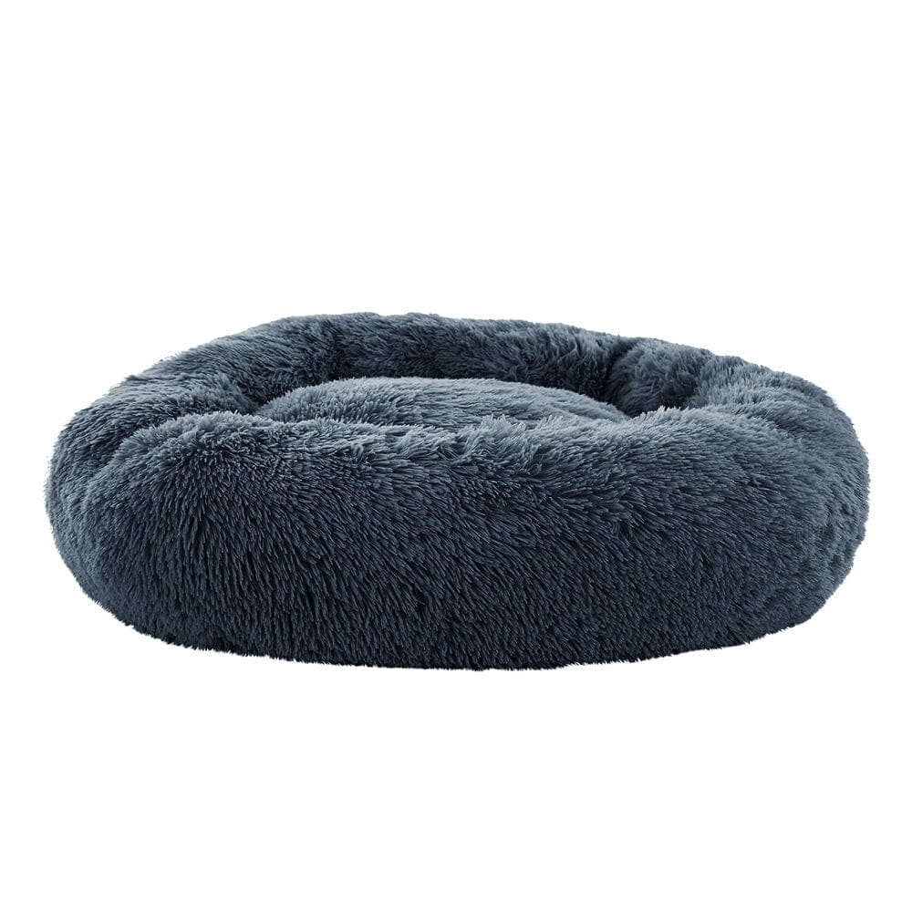 i.Pet Pet Care > Dog Supplies > Dog Beds i.Pet Pet Bed Dog Cat 90cm Large Calming Soft Plush Bed Dark Grey