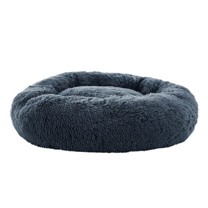 i.Pet Pet Care > Dog Supplies > Dog Beds i.Pet Pet Bed Dog Cat 90cm Large Calming Soft Plush Bed Dark Grey
