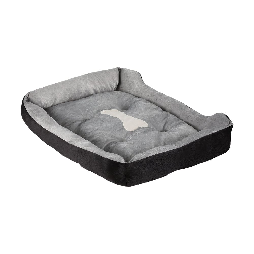 i.Pet Pet Care > Dog Supplies > Dog Beds i.Pet Pet Bed Dog Cat Calming Soft Sleeping Comfy Plush Mat Cave Washable Black
