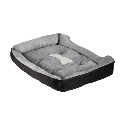 i.Pet Pet Care > Dog Supplies > Dog Beds i.Pet Pet Bed Dog Cat Calming Soft Sleeping Comfy Plush Mat Cave Washable Black