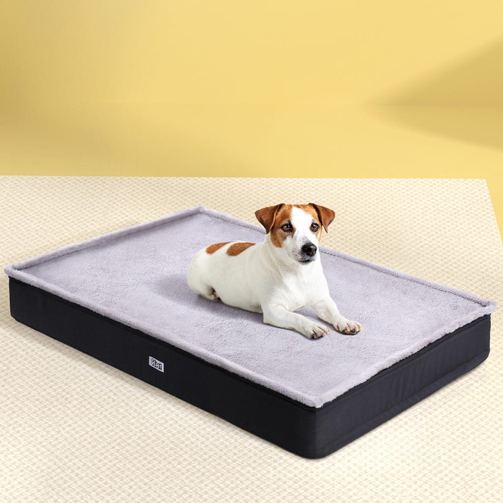 i.Pet Pet Care > Dog Supplies > Dog Beds i.Pet Pet Bed Dog Cat Large Calming Soft Sofa Foam Cushion Washable Cover Grey