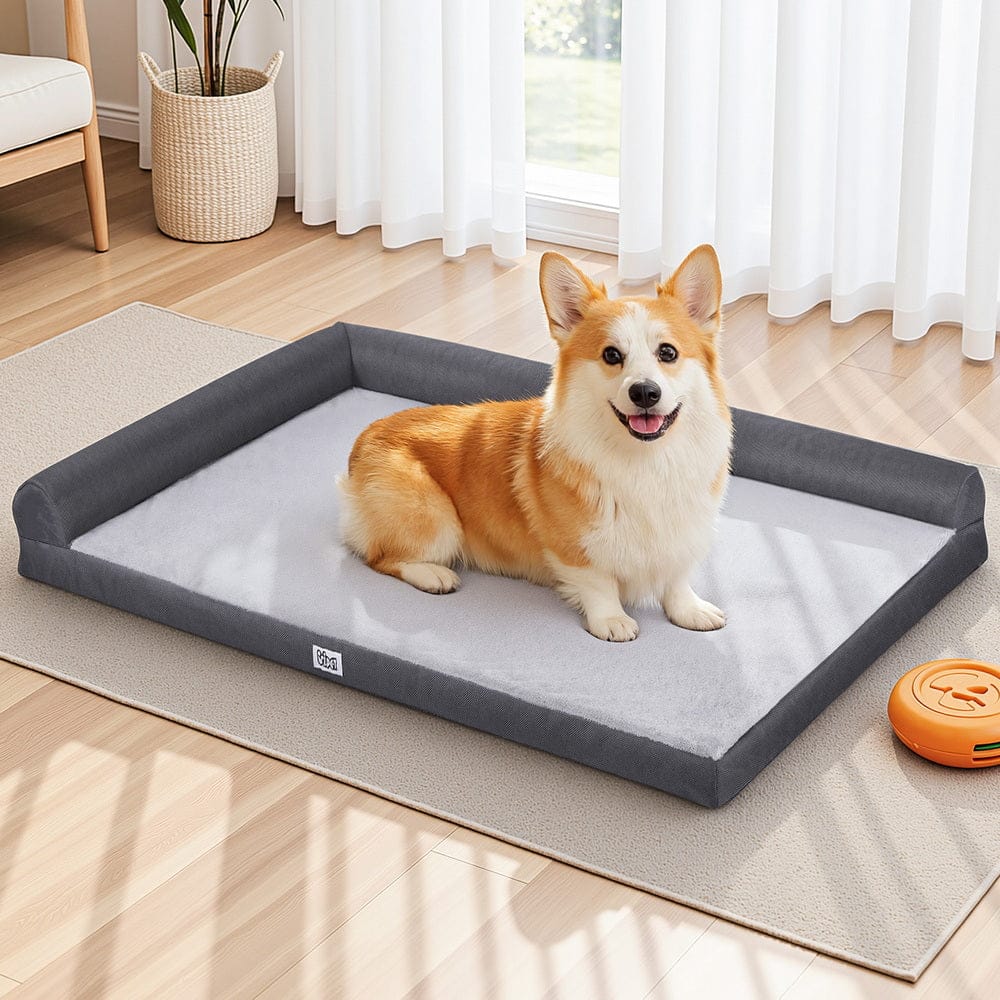 i.Pet Pet Care > Dog Supplies > Dog Beds i.Pet Pet Bed Plush Soft Cushion Egg Crate Large Sofa Platform Removable Washable