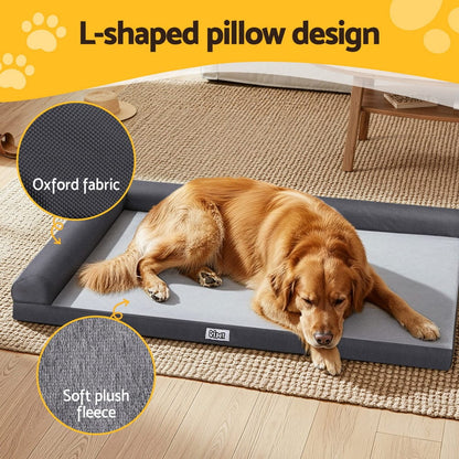 i.Pet Pet Care > Dog Supplies > Dog Beds i.Pet Pet Bed Plush Soft Cushion Egg Crate Large Sofa Platform Removable Washable