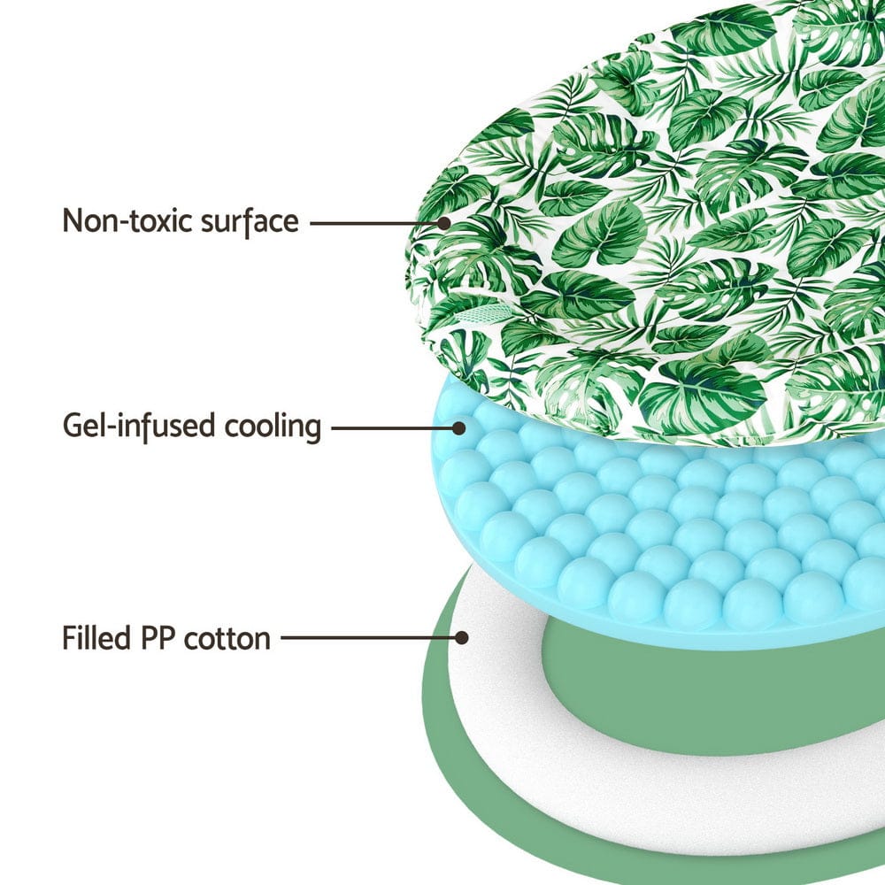 i.Pet Pet Care > Dog Supplies > Dog Beds i.Pet Pet Cooling Mat Gel Dog Cat Self-cool Puppy Large Round Bed Summer Cushion