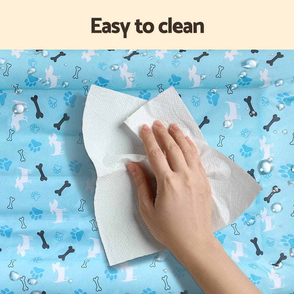 i.Pet Pet Care > Dog Supplies > Dog Beds i.Pet Pet Cooling Mat Gel Dog Cat Self-cool Puppy Pad Large Bed Summer Blue